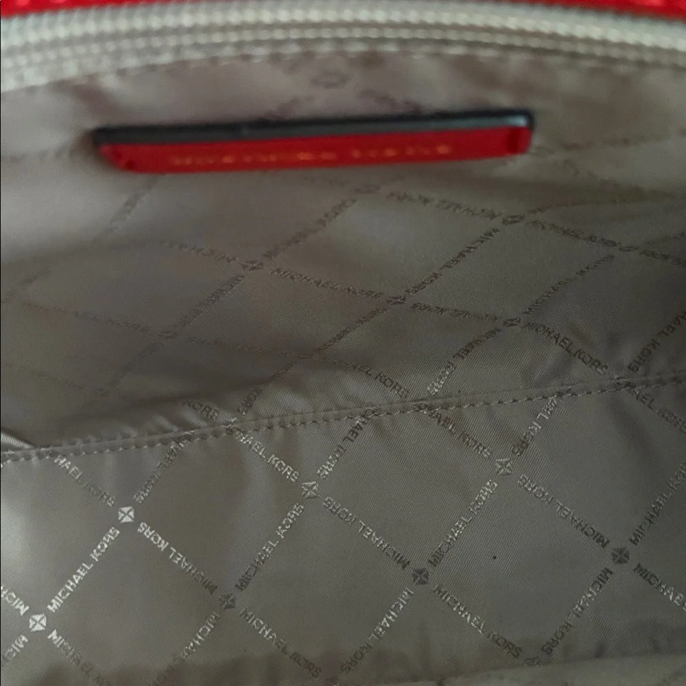 Michael Kors Scarlet and Brown Satchel/ shoulder strap bag - Picture 10 of 10